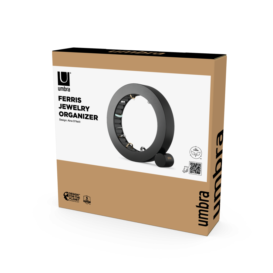 Kulatá šperkovnice Umbra FERRIS P.19 cm černá_6