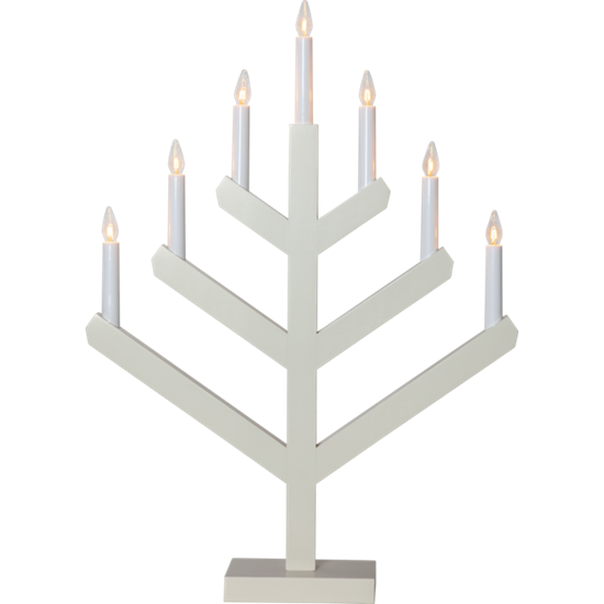 Dekorační svícen VINGA, 7xLED  V.62cm béžový_0