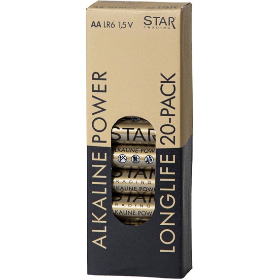 Battery 20 pack AA 1,5V Power Alkaline_0