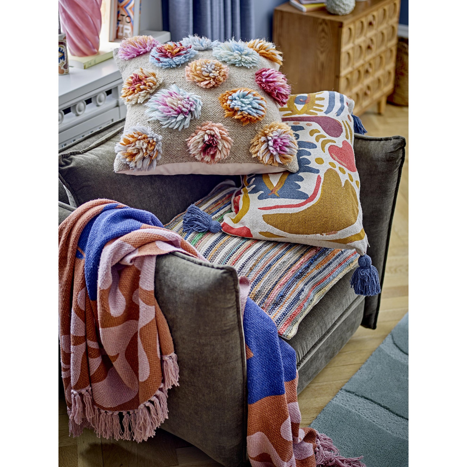 Pléd/přehoz ATLE 160x130cm okrově hnědý_2