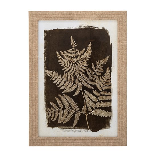 Dekorace v hnědém rámu VILAR 58x42cm přírodní_2