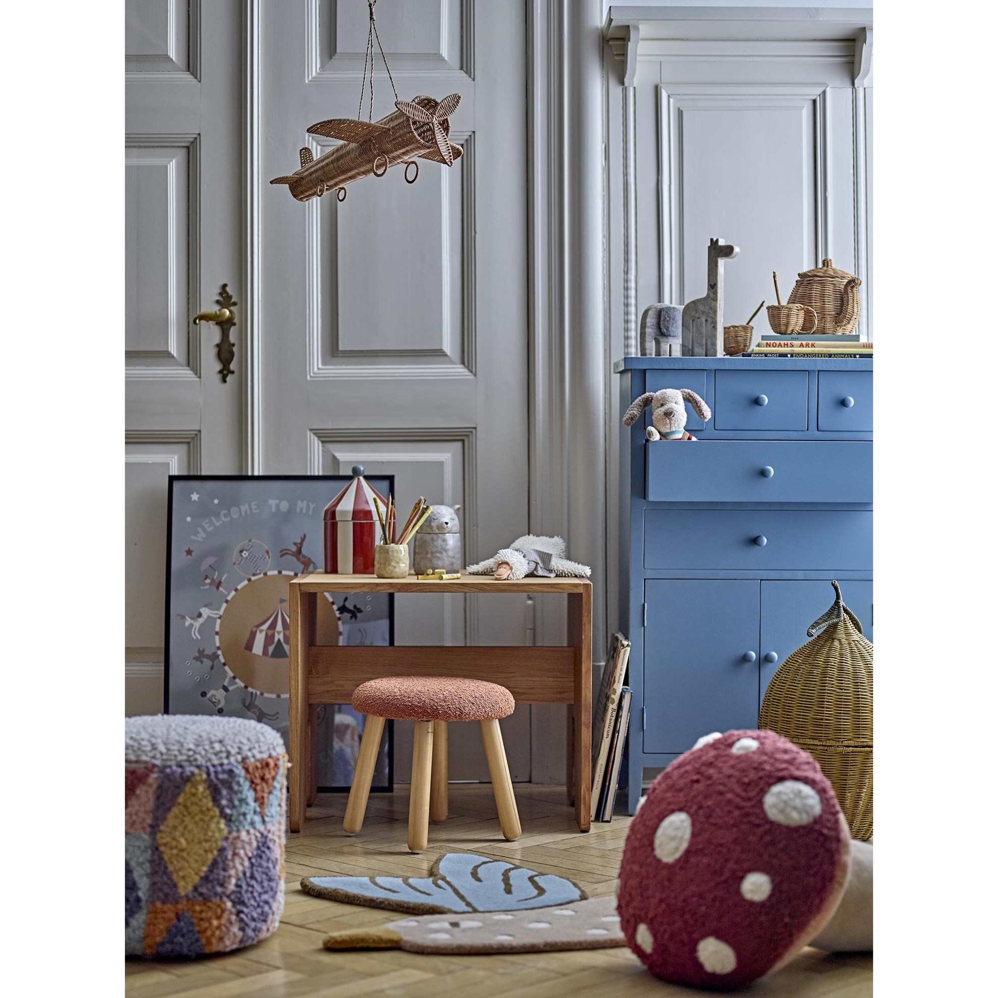 Stolička/taburet AKSEL V.29cm hnědá_2