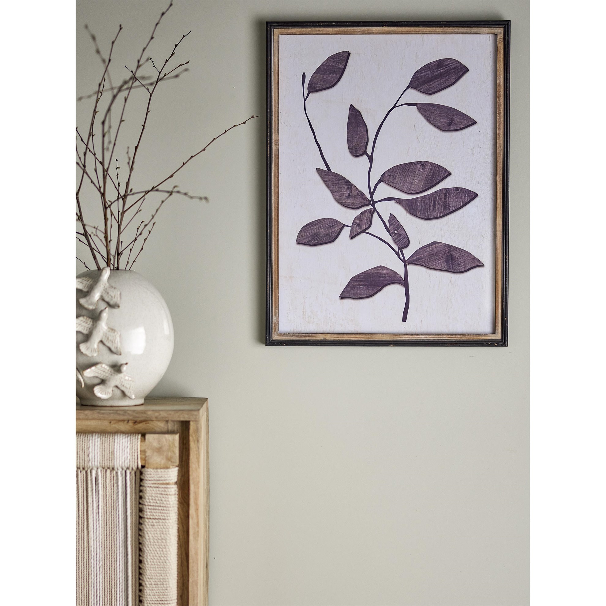 Obraz v černohnědém rámu LOUSA 60x45cm přírodní_0