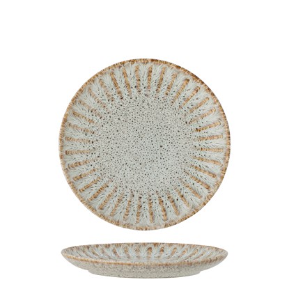 Mělký talíř FLEUR P.21cm přírodní_3