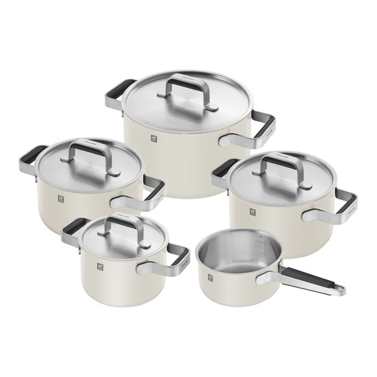 Sada nerezových hrnců ZWILLING PURE SET/5ks slonovinově bílé_10