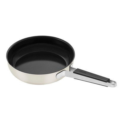 Nerezová pánev ZWILLING PURE 24cm s keramickým povrchem slonovinově bílá_2