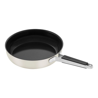 Nerezová pánev ZWILLING PURE 28cm s keramickým povrchem slonovinově bílá_1