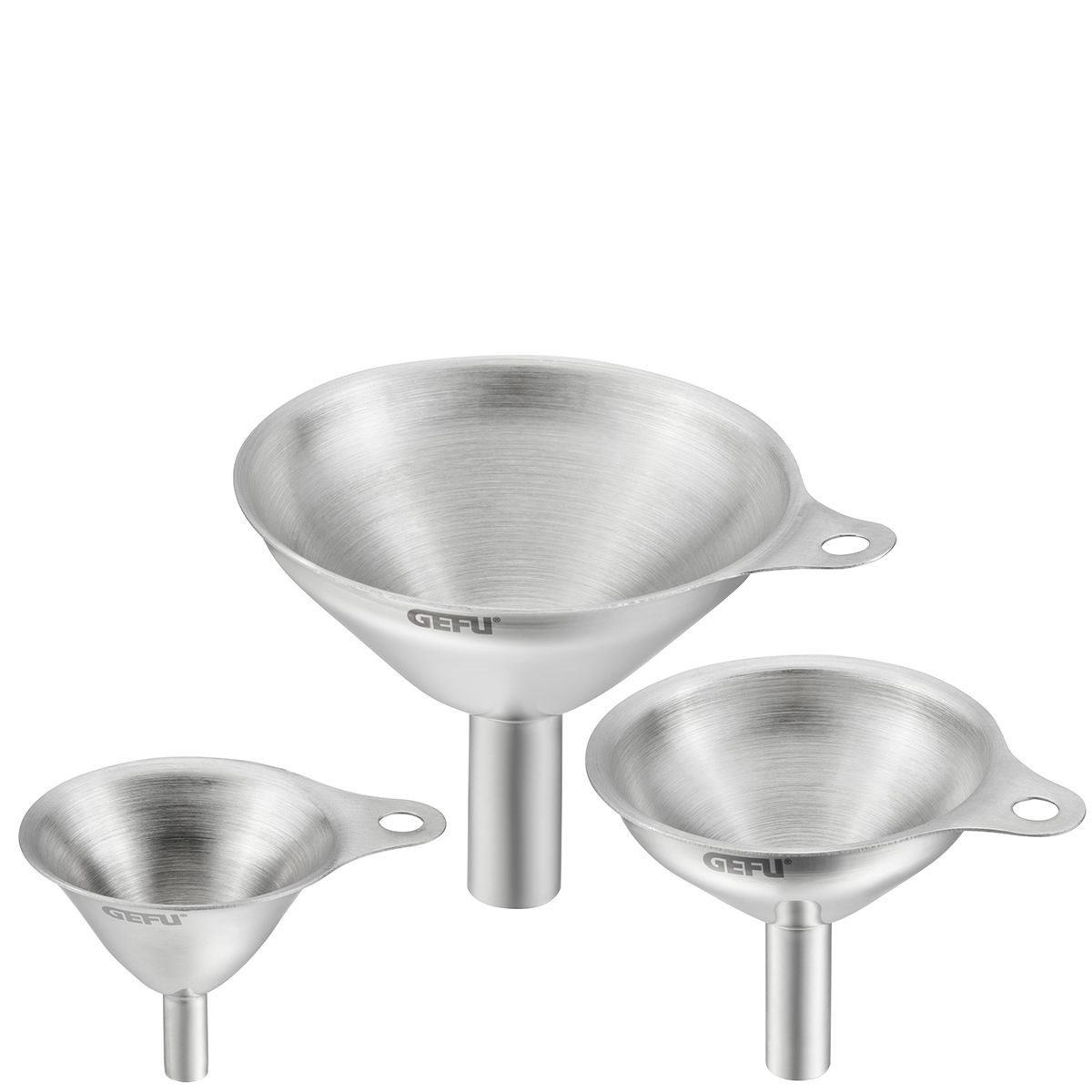 Sada nálevek/trychtýřů Gefu VERSARA mini SET/3ks nerezové_3