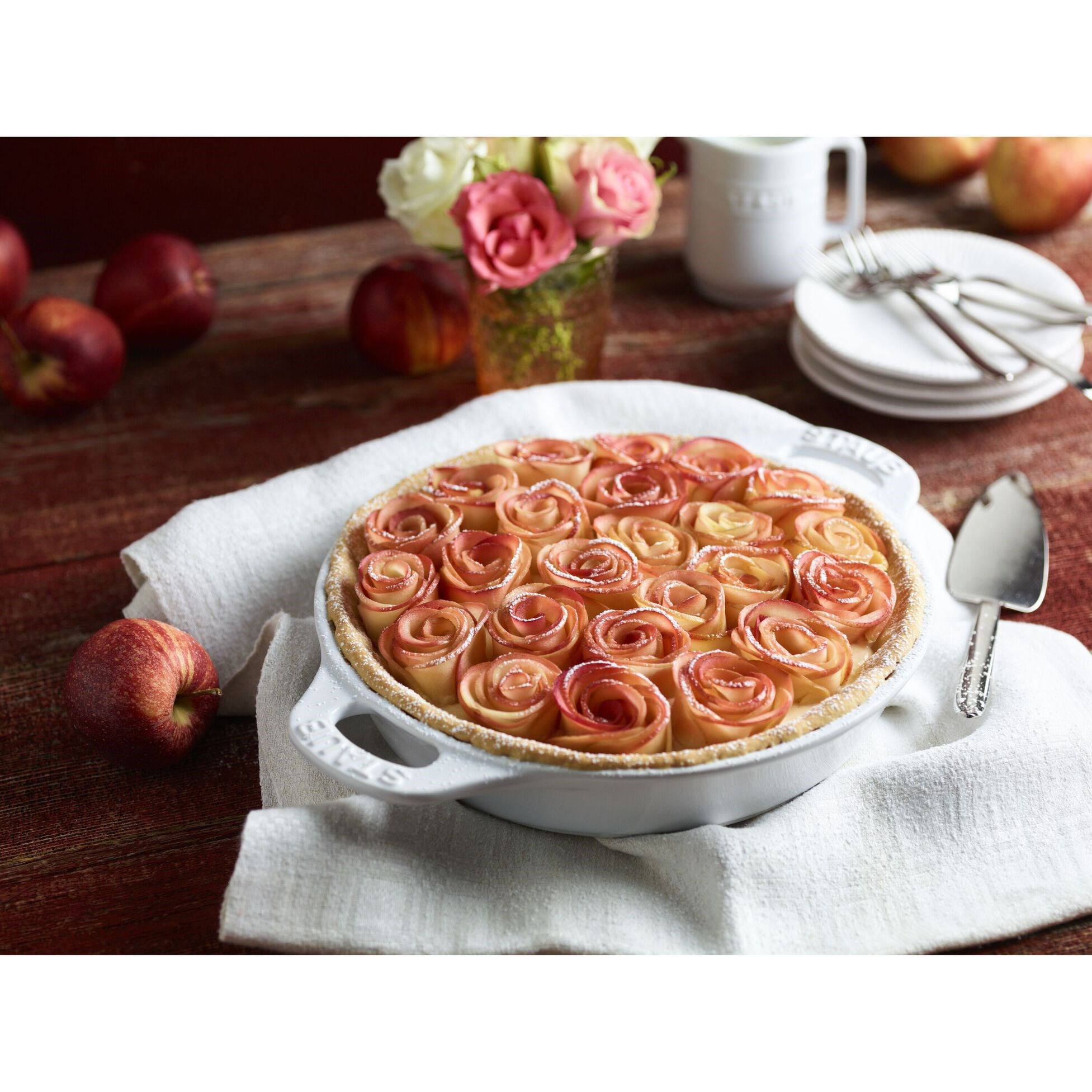 Forma na koláč STAUB 24cm bílá 1,2l_0