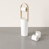 Stojan na toaletní papír se zásobníkem Umbra BELLWOOD V.68 cm bílý/přírodní_6