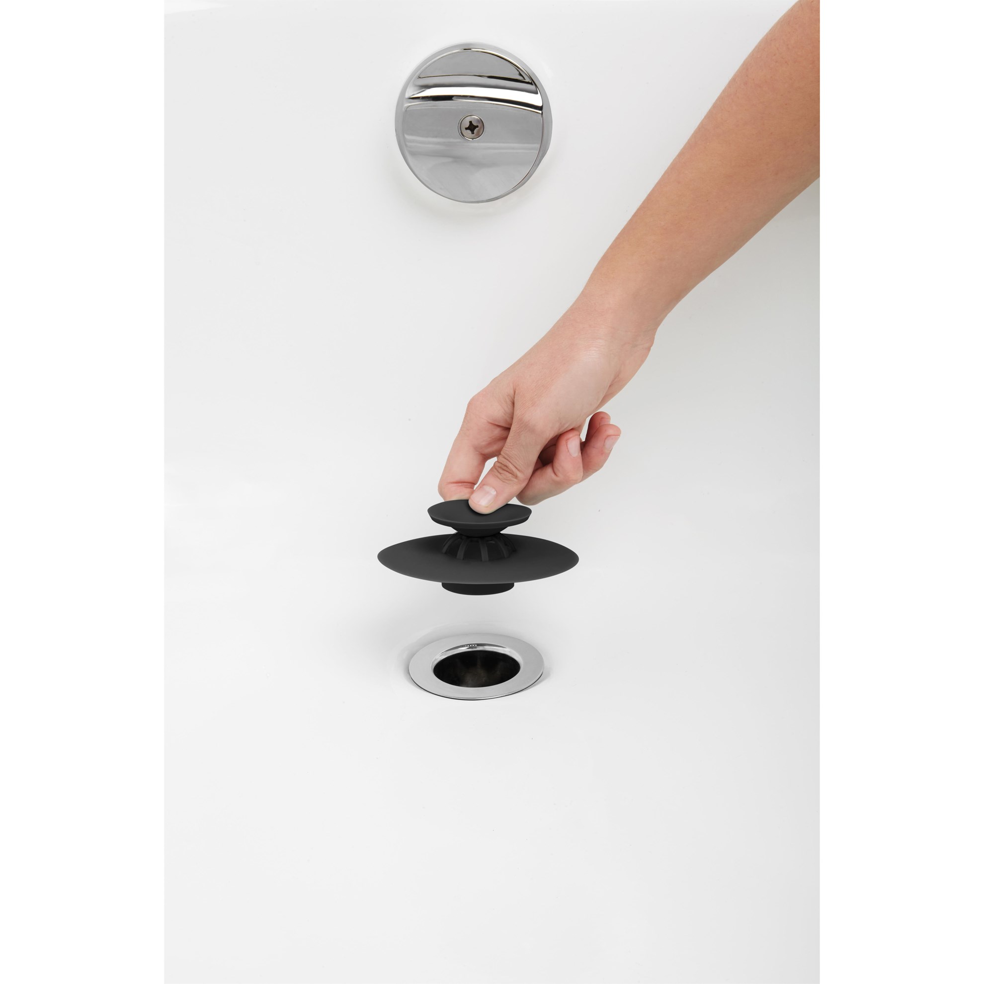 Uzávěr/sítko do dřezu Umbra FLEX černé_6