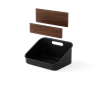 Organizér Umbra BELLWOOD odnímatelné přepážky 26x20x13 cm černý/ořech_6