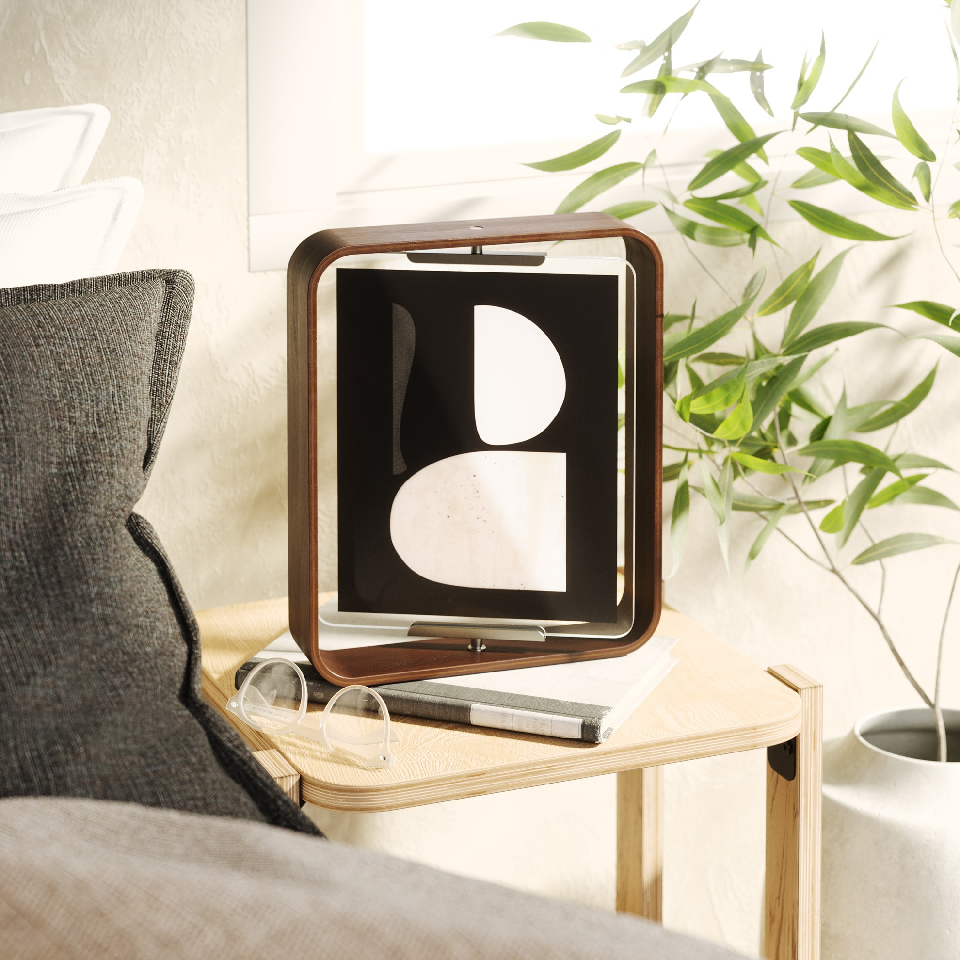Otočný fotorámeček Umbra BELLWOOD 26x31 cm hnědý_0