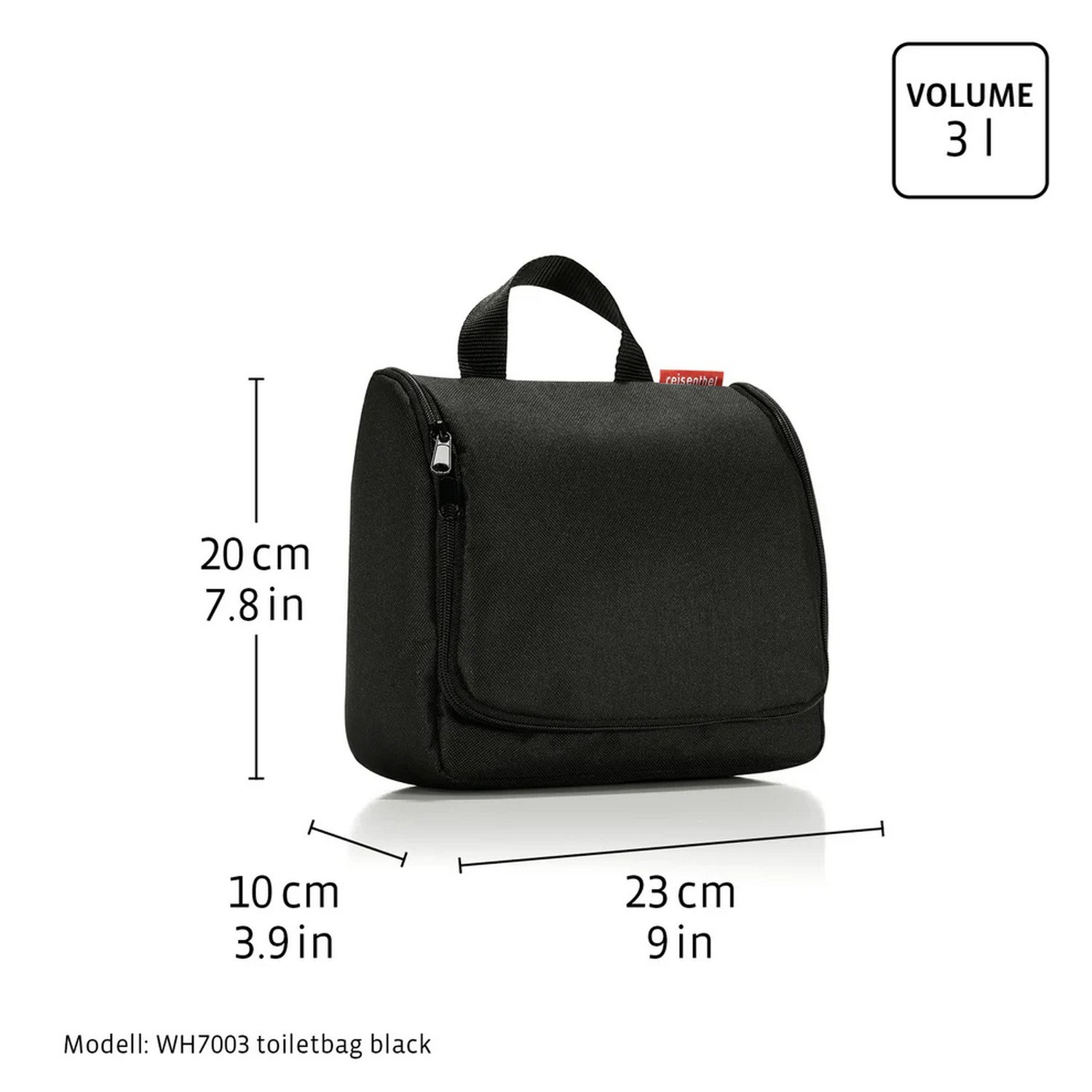 Toaletní taška Reisenthel Toiletbag glossy dots black_2