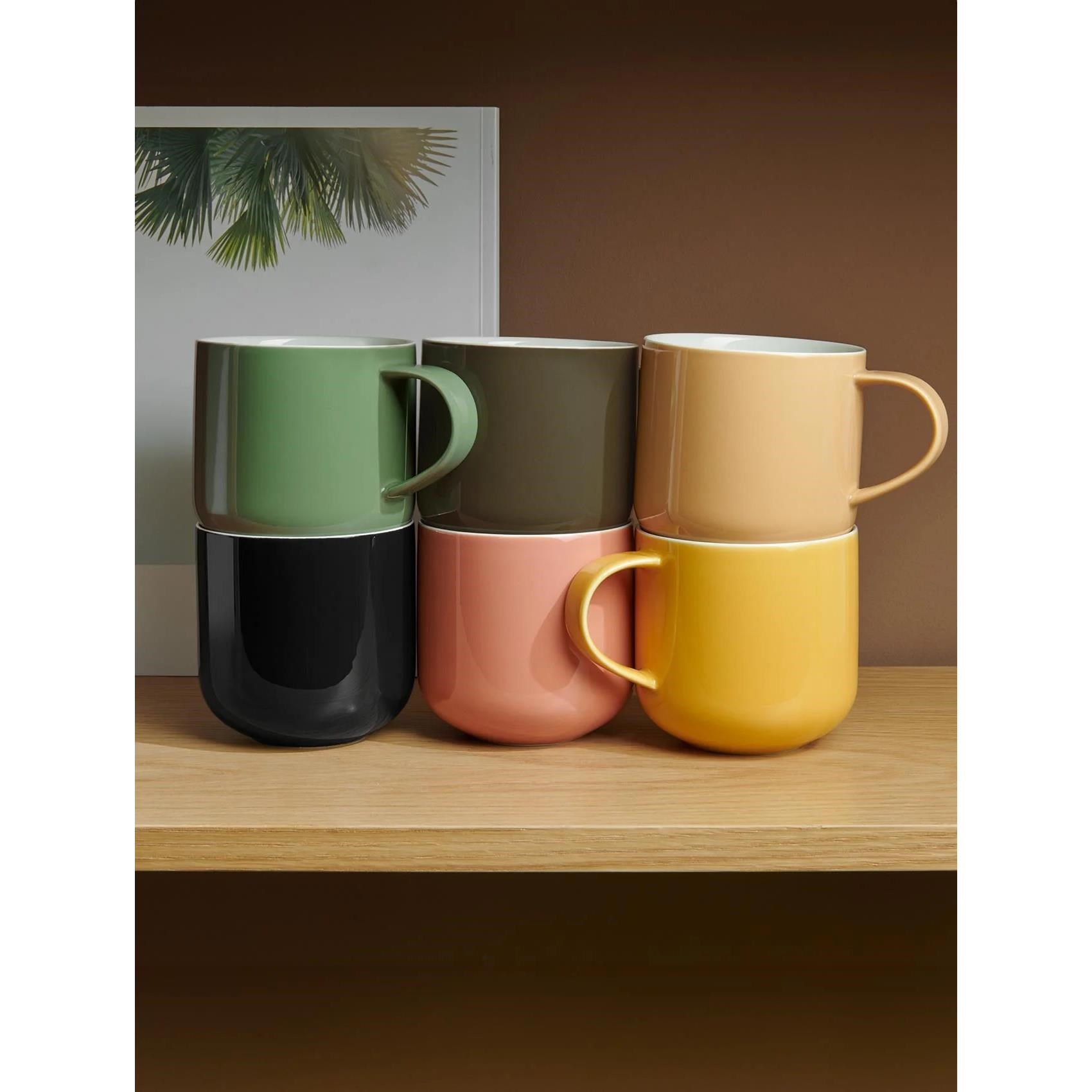 Hrnek s uchem Asa COPPA 400ml hořčicová_0