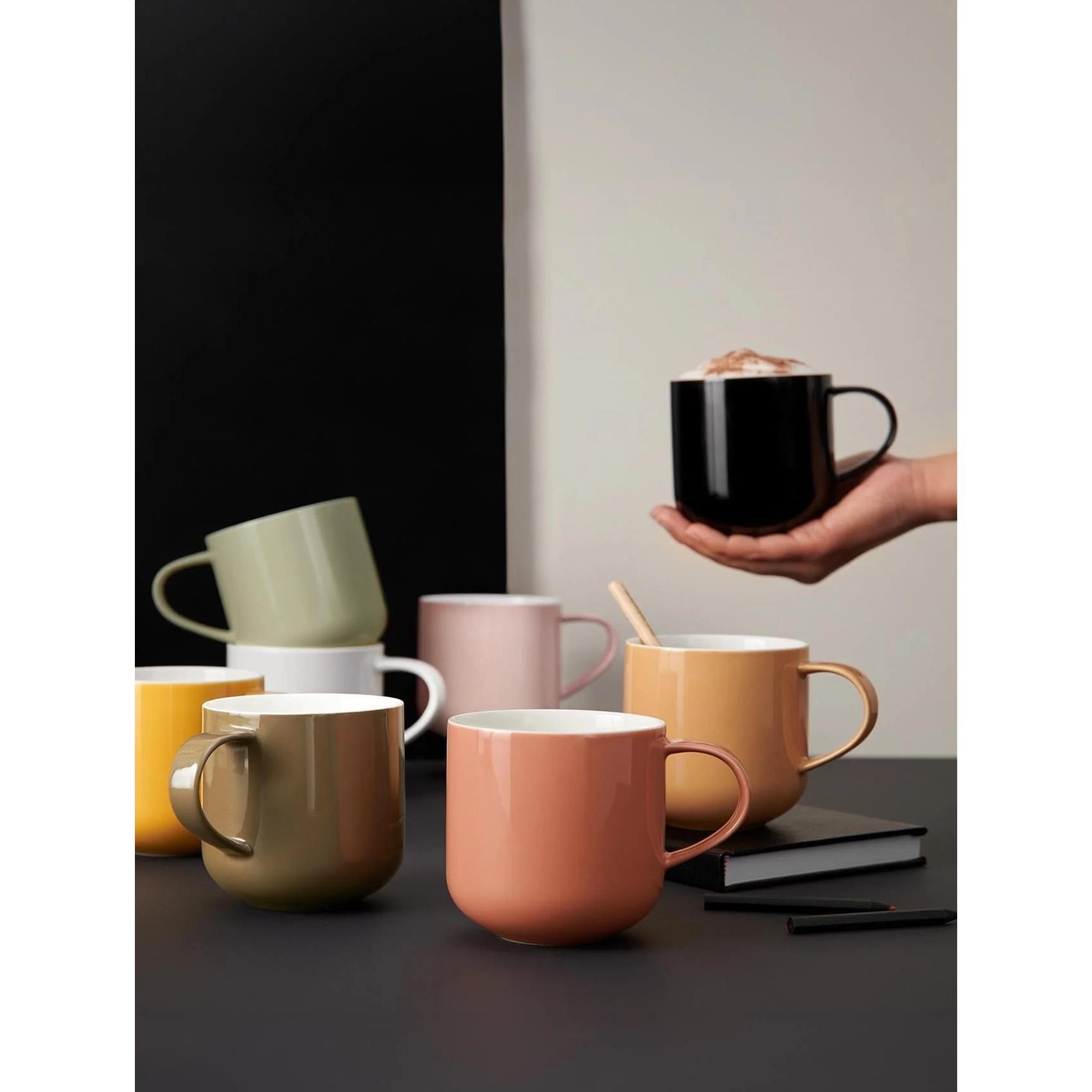 Hrnek s uchem Asa COPPA 400ml hořčicová_1