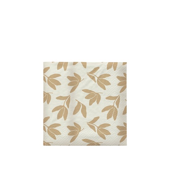 Papírové ubrousky Broste HERBERT SET/12ks bílé_0