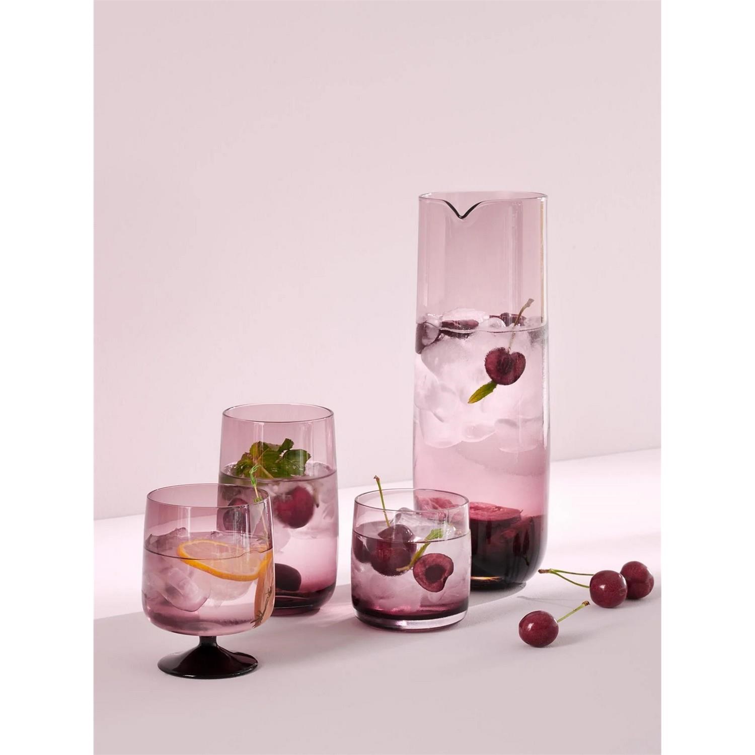 Sklenice na vodu Asa SARABI 400ml růžová_1