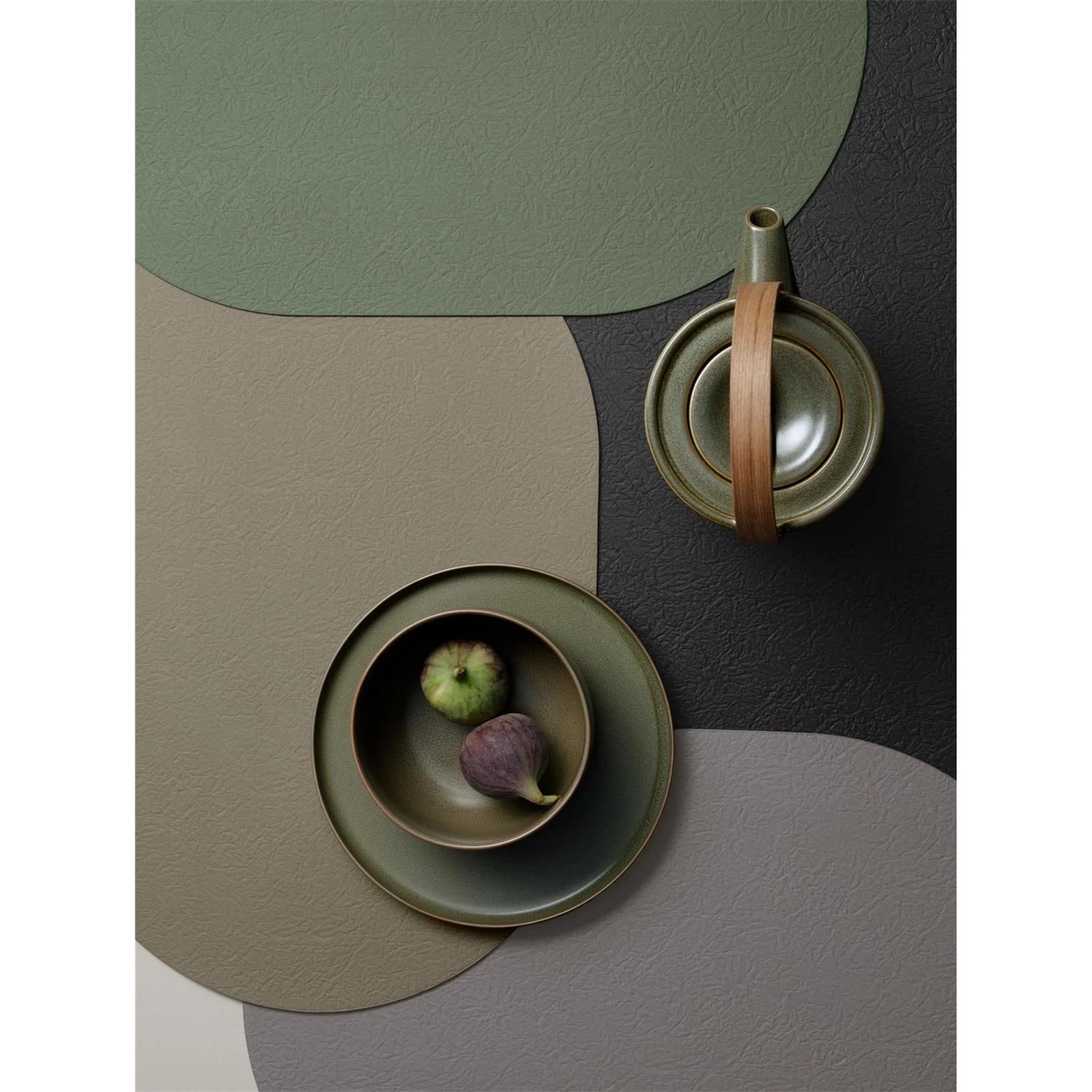 Prostírání Asa LEATHER OPTIC FINE 49x33cm antracitové_0