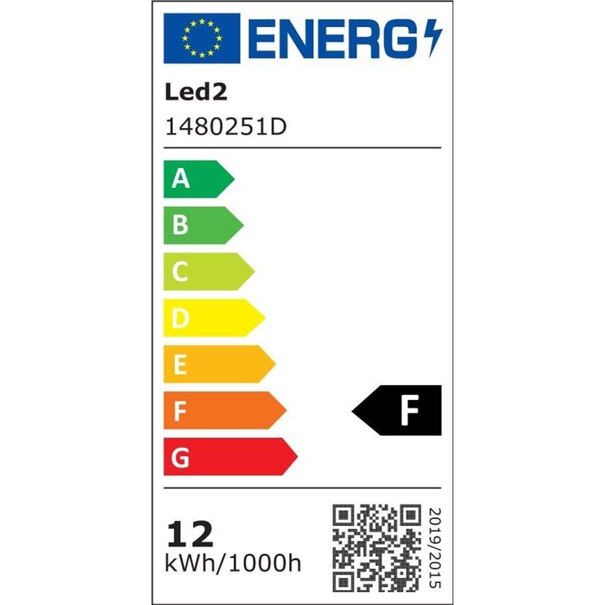 Vnitřní stropní svítidlo Led 2 ZETA ON S P.12cm bílé DALI/PUSH stmívání_3