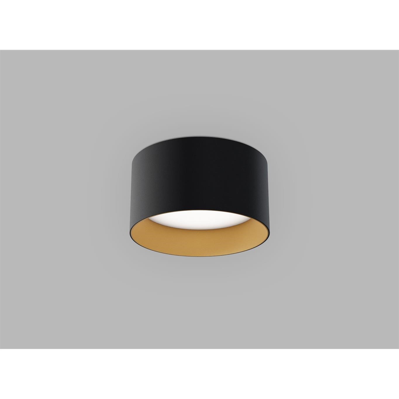 Vnitřní stropní svítidlo Led 2 ZETA ON S P.12cm černé DALI/PUSH stmívání_0