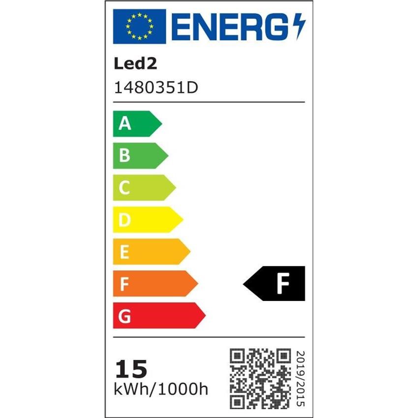 Vnitřní stropní svítidlo Led 2 ZETA ON M P.14cm bílé DALI/PUSH stmívání_3