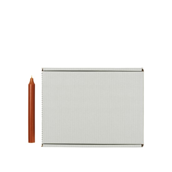 Svíčka Broste kulatá krátká 2,1cm - terakota_1