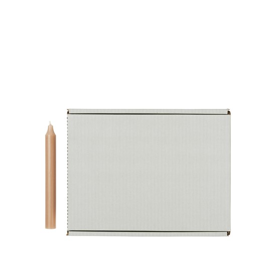Svíčka Broste kulatá krátká 2,1cm - walnut_1