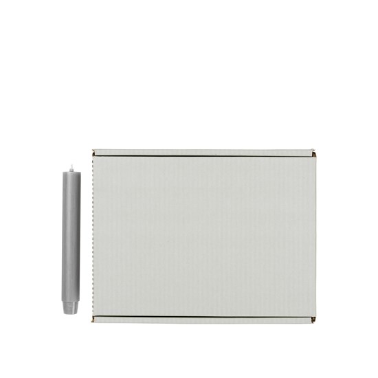 Svíčka Broste kulatá krátká 2,6cm - šedá_1