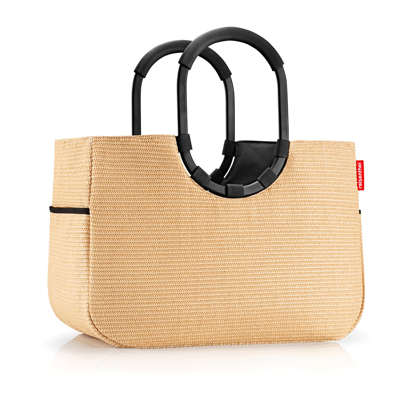 Módní taška Reisenthel Loopshopper L frame raffia black_0