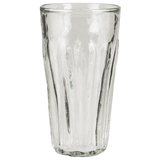 Sklenice na pití strukturovaná Ib Laursen čirá vysoká_0