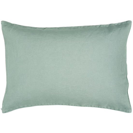 Lněný povlak na polštář Ib Laursen green mist 40x60 cm_0