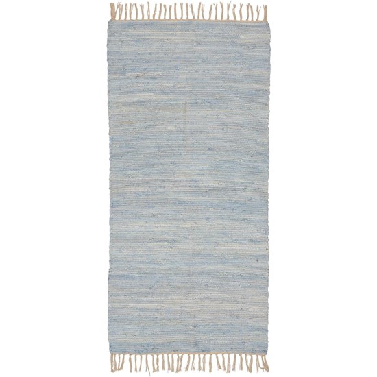 Bavlněný koberec Ib Laursen 60x120 cm odstíny sv. modré_0