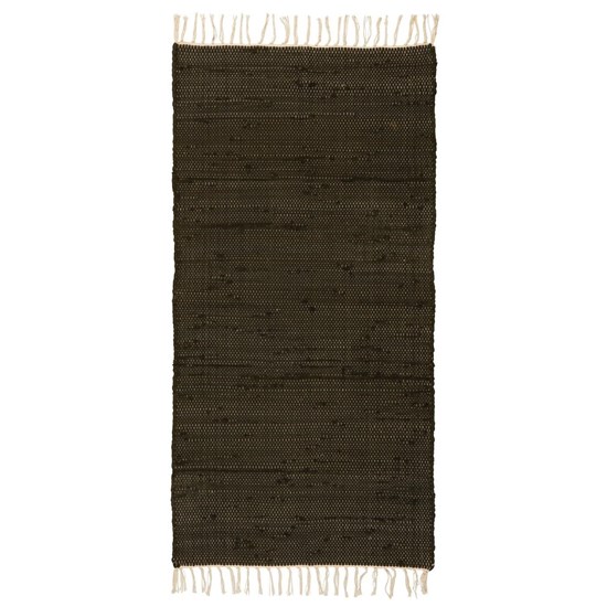 Bavlněný koberec Ib Laursen 60x120 cm černý_0