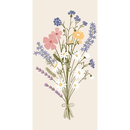 Papírové ubrousky Ib Laursen s motivem letní kytice_0