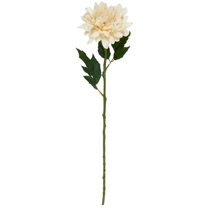 Umělá květina Ib Laursen Dahlia krémový květ_0