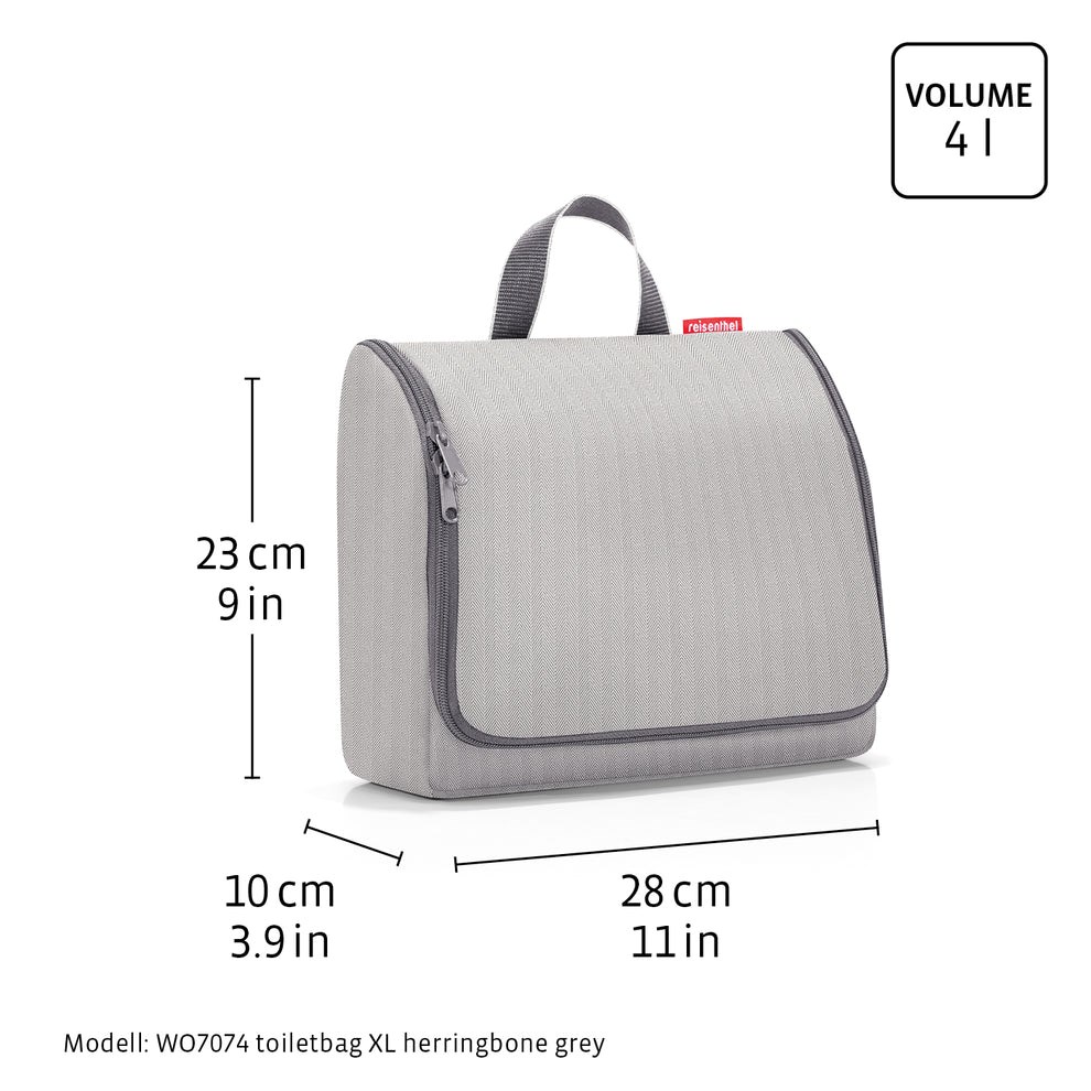 Toaletní taška Reisenthel Toiletbag XL glossy dots black_3