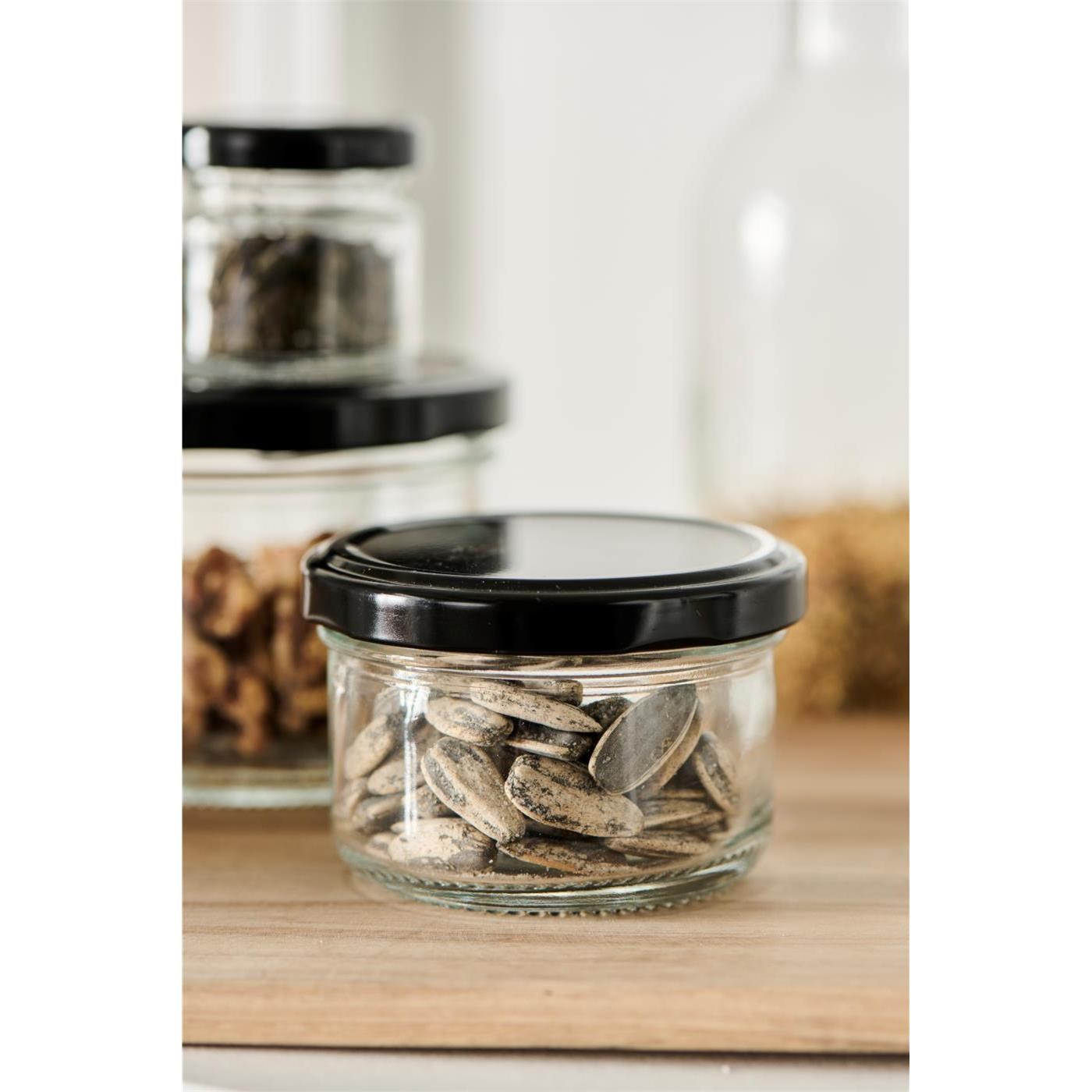 Dóza/kořenka s černým víčkem Ib Laursen Toledo 100 ml_0