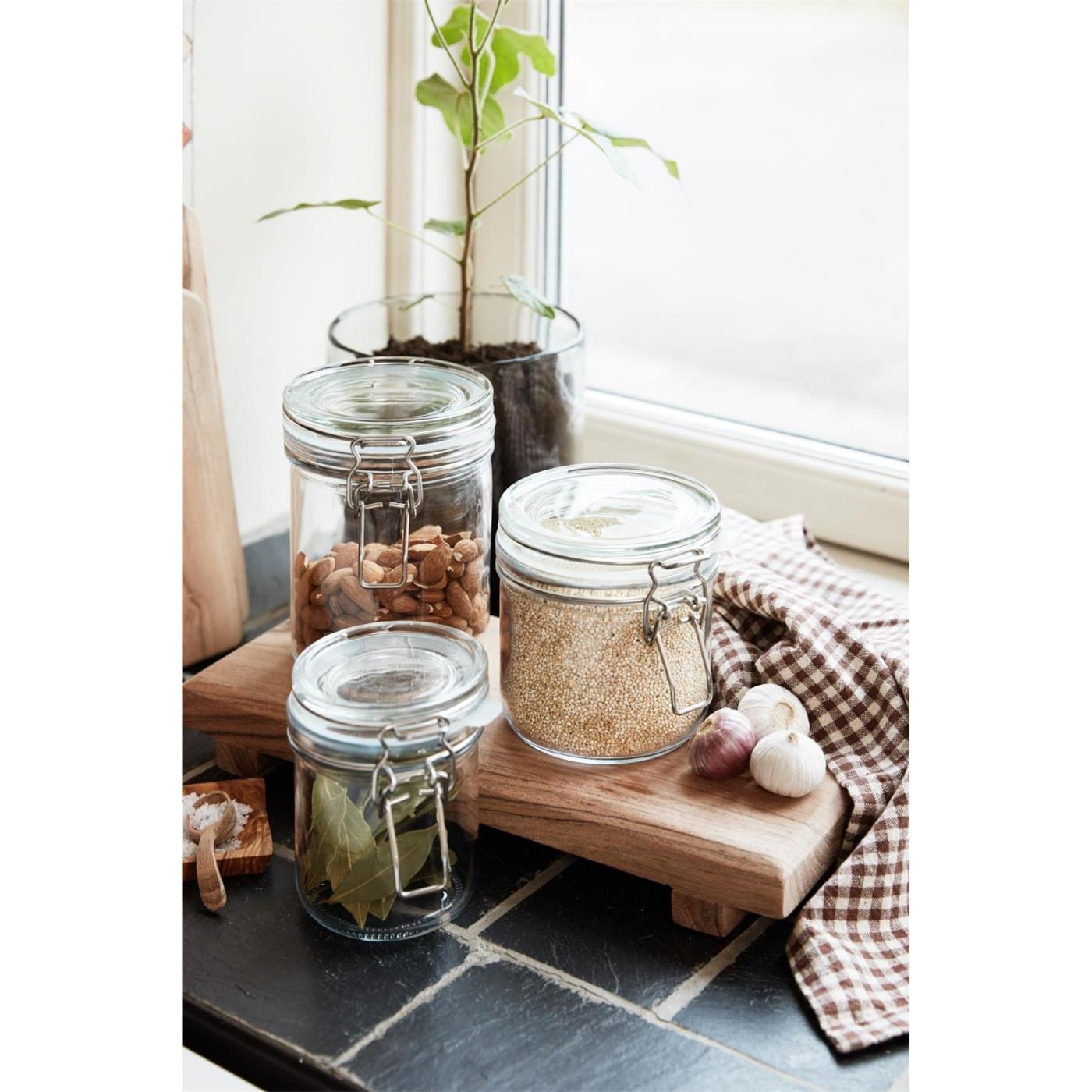 Skleněná dóza s klipovým uzávěrem Ib Laursen 450 ml_0