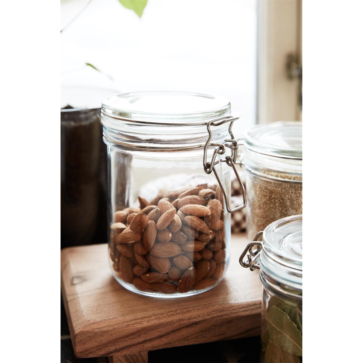 Skleněná dóza s klipovým uzávěrem Ib Laursen 700 ml_1