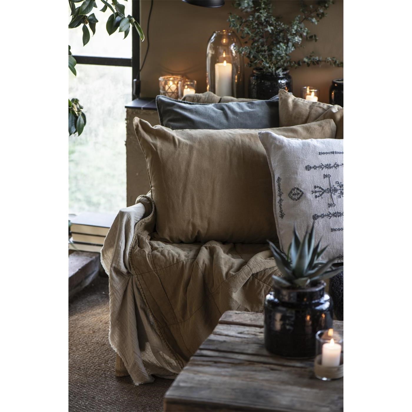 Lněný povlak na polštář Ib Laursen clay 40x60 cm_1