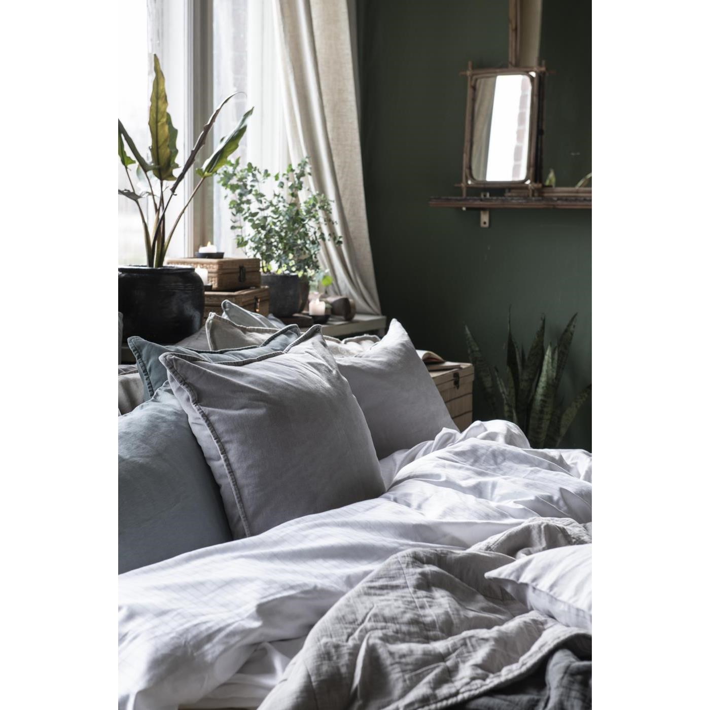 Lněný povlak na polštář Ib Laursen ash grey 40x60 cm_0