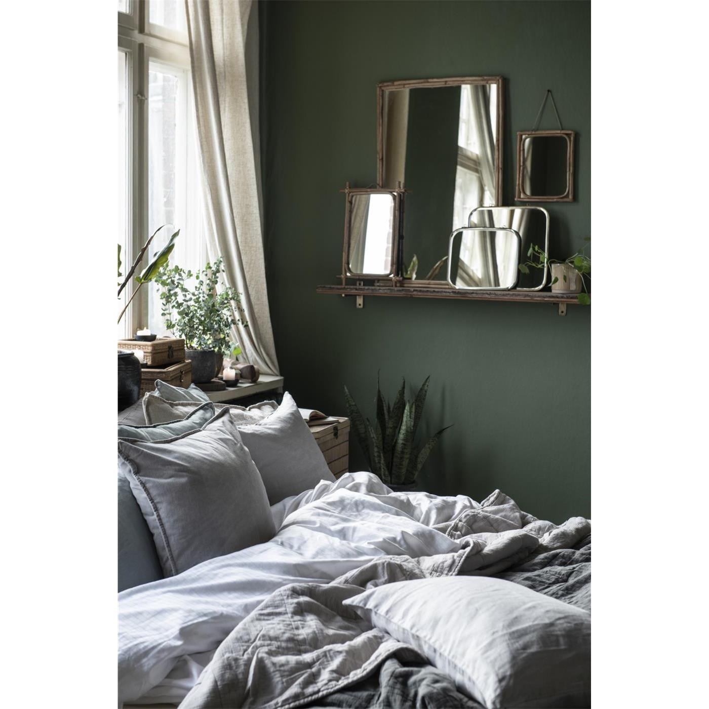 Lněný povlak na polštář Ib Laursen ash grey 40x60 cm_4