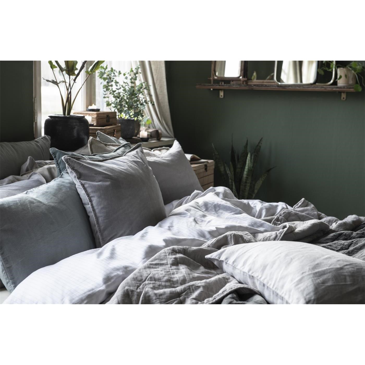 Povlak na polštář Ib Laursen velvet ash grey 50x50 cm_3