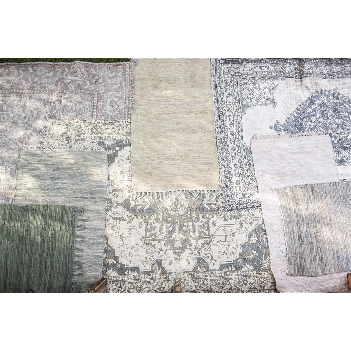 Bavlněný koberec Ib Laursen 60x120 cm odstíny hnědé a šedé_4