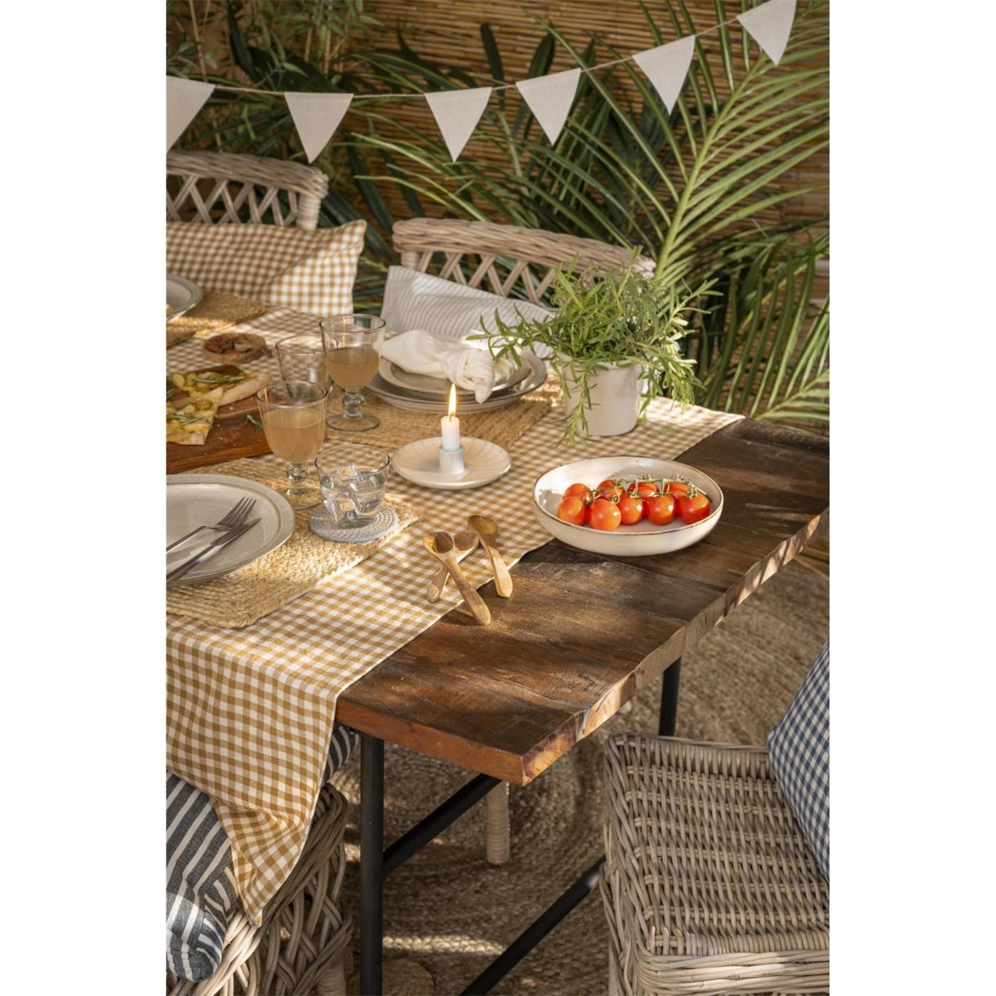 Jutové prostírání Ib Laursen ve tvaru čtverce_0