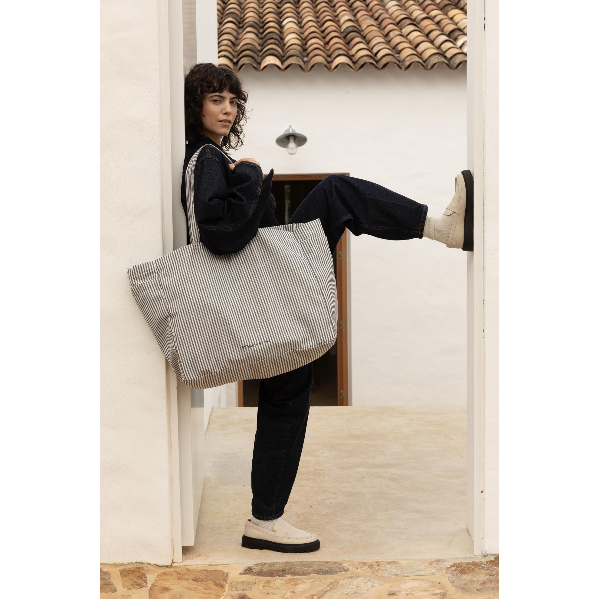 Taška shopper Monk & Anna KYODAINA stripes_2