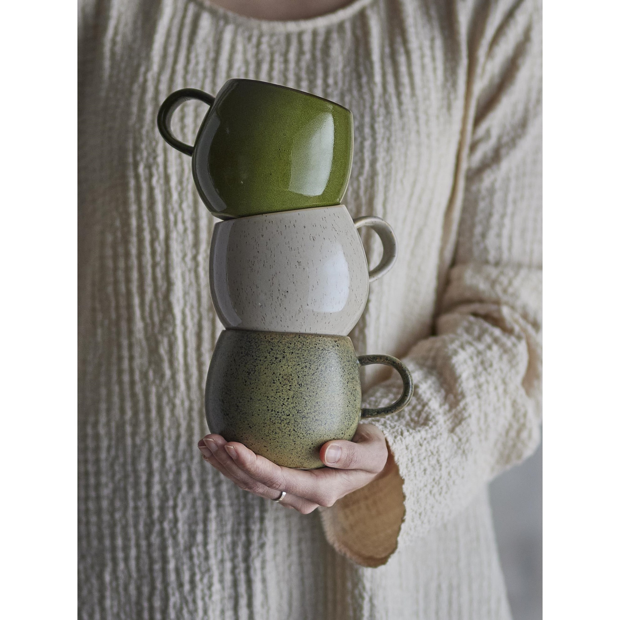 Hrnky ADDISON 500ml SET/3ks zelený bílý zelenohnědý_0