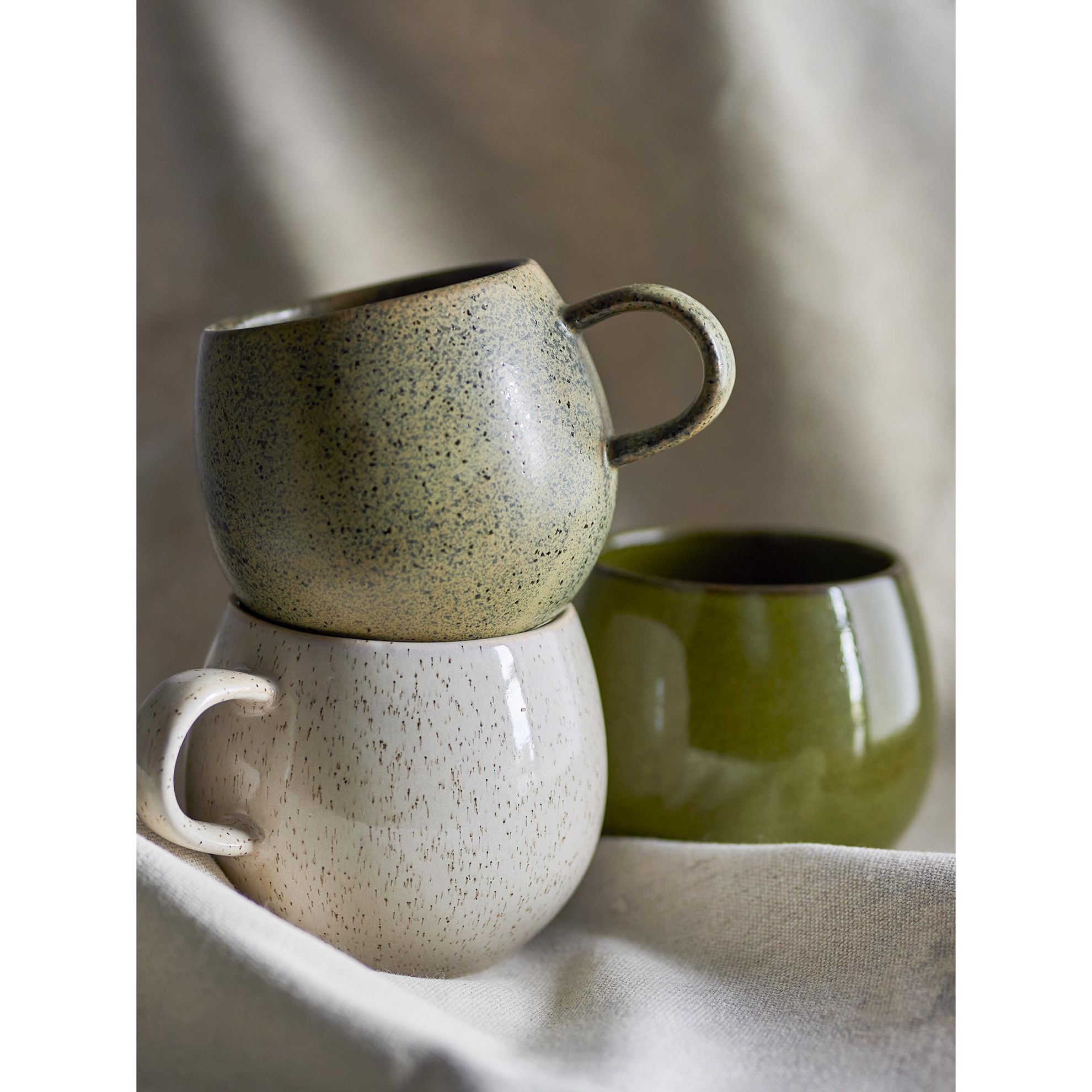 Hrnky ADDISON 500ml SET/3ks zelený bílý zelenohnědý_1