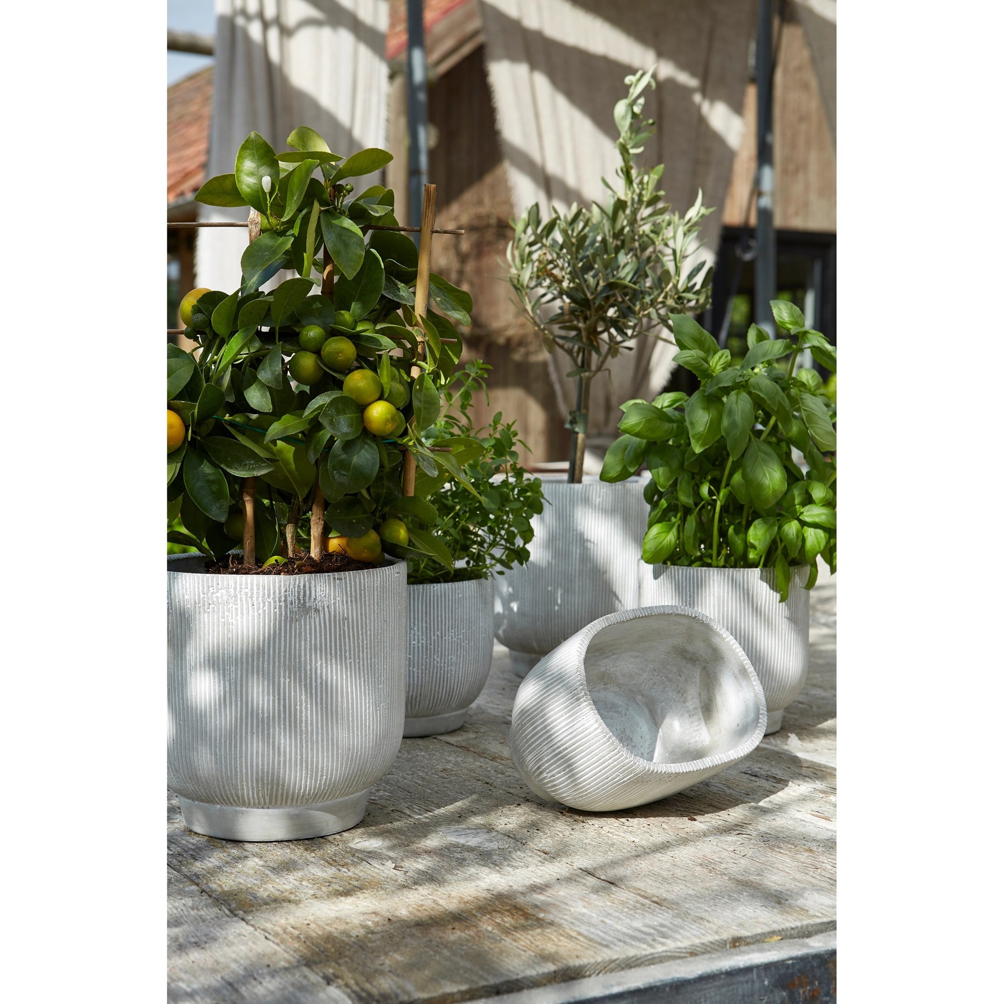 Betonový květináč NOLA V.21/18/15cm SET/3ks šedý_0